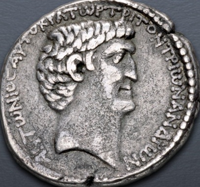 Mark Antony, 36-34 BCE  (Seleucis and Pieria mint -  AR Tetradrachm)